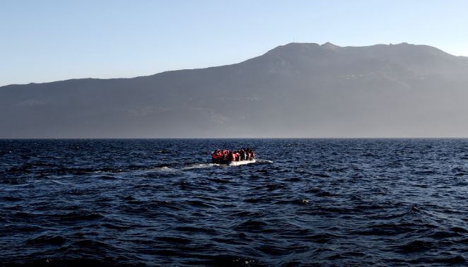 FILE PIC: Showing a boat carrying migrants crossing the Mediterranean Sea. /AP