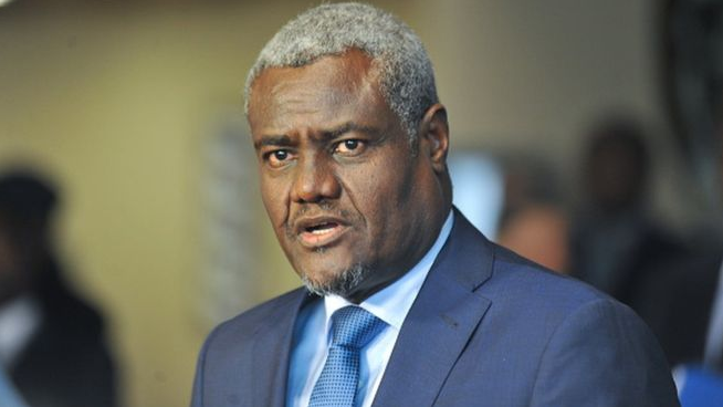 Chairperson of the African Union (AU) Commission Moussa Faki Mahamat. /Xinhua