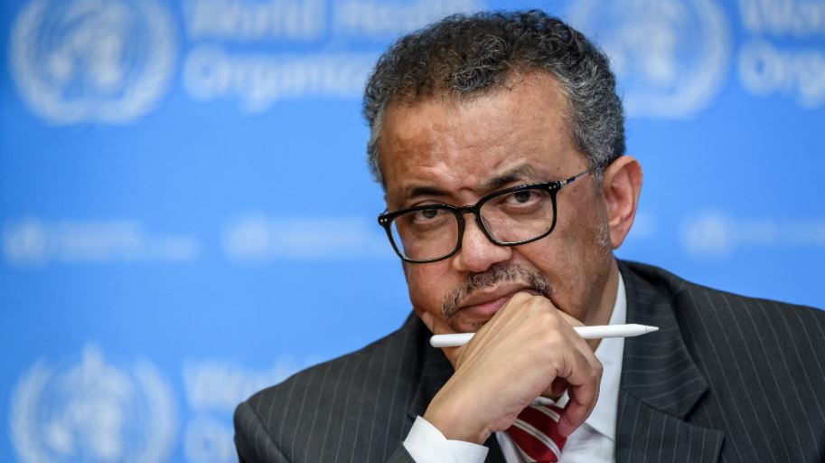 WHO Director-General Tedros Adhanom Ghebreyesus. /AFP File Photo 