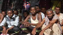 FILE PIC: Ethiopian migrants in Zambia. /AP