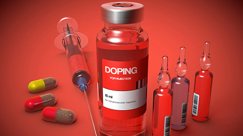 Doping, conceptual illustration. /Getty Images