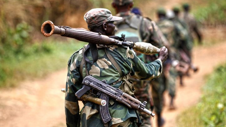 Congolese army says rebels massacred 50 civilians in eastern town. / Reuters