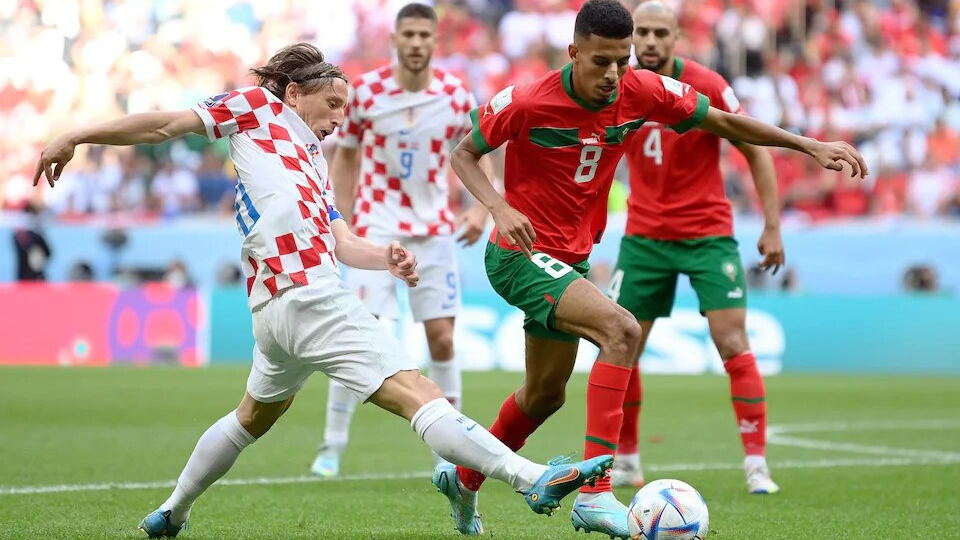 European outfit Croatia beat Morocco 2-1 to take the third place in the World Cup in Qatar. /Getty Images