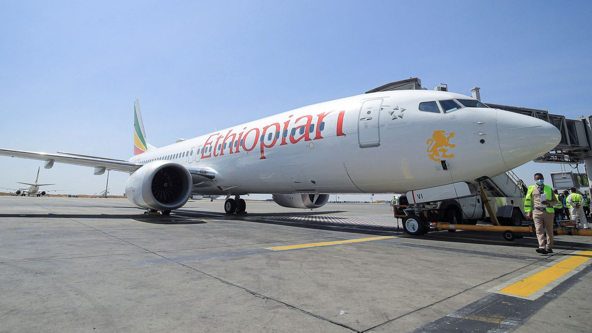 An Ethiopian Airlines Boeing 737 Max 8 plane. /Reuters