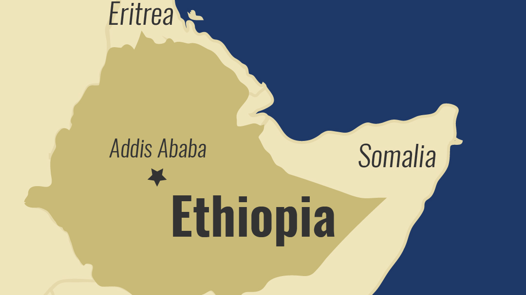 Map of Ethiopia/CGTN