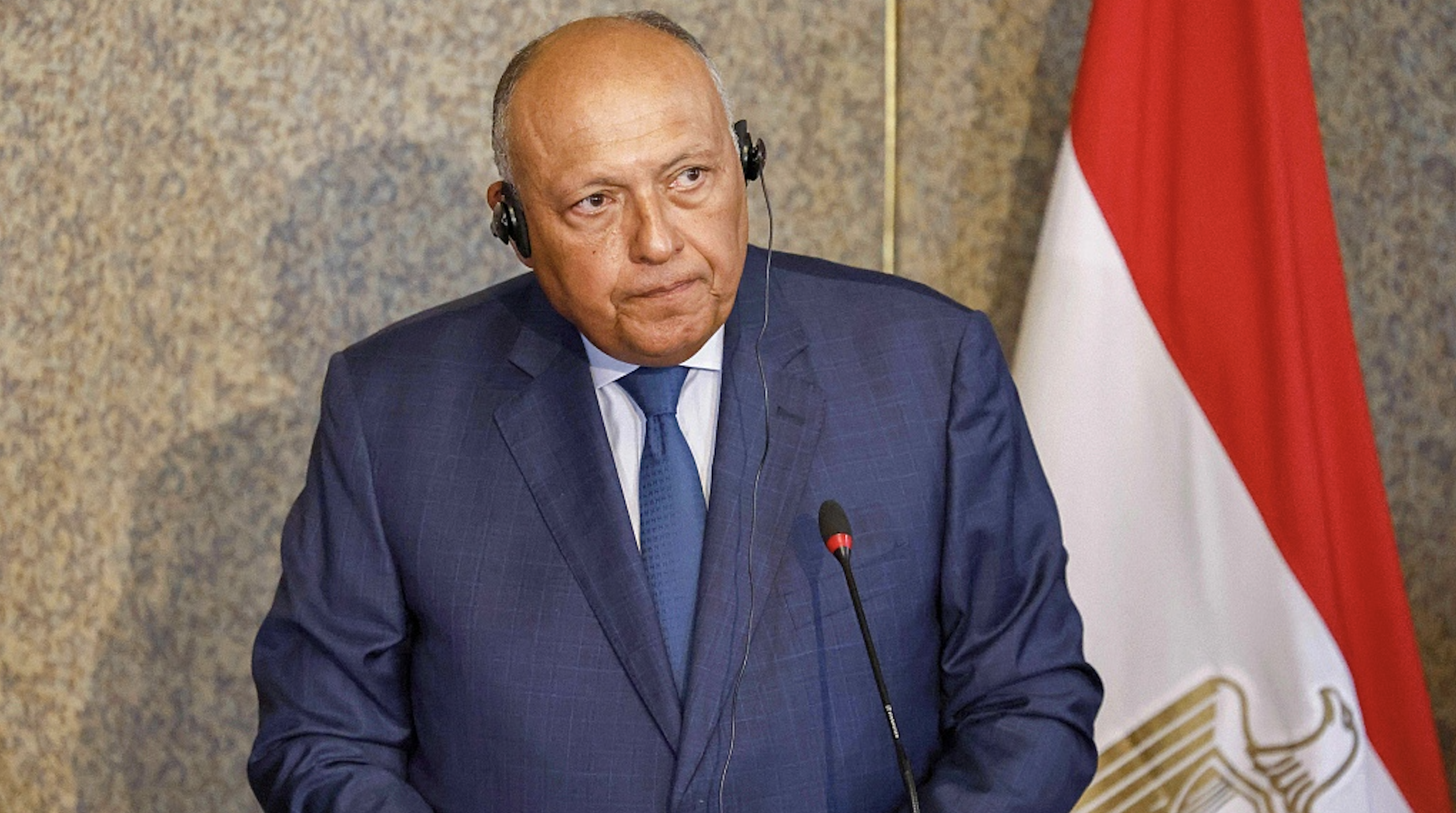 FILE: Egyptian Foreign Minister Sameh Shoukry in Cairo, July 24, 2022. /CFP