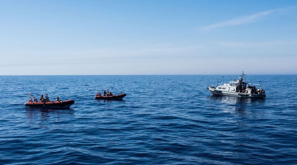 FILE PIC: Migrants boats in the Mediterranean sea. /VCG