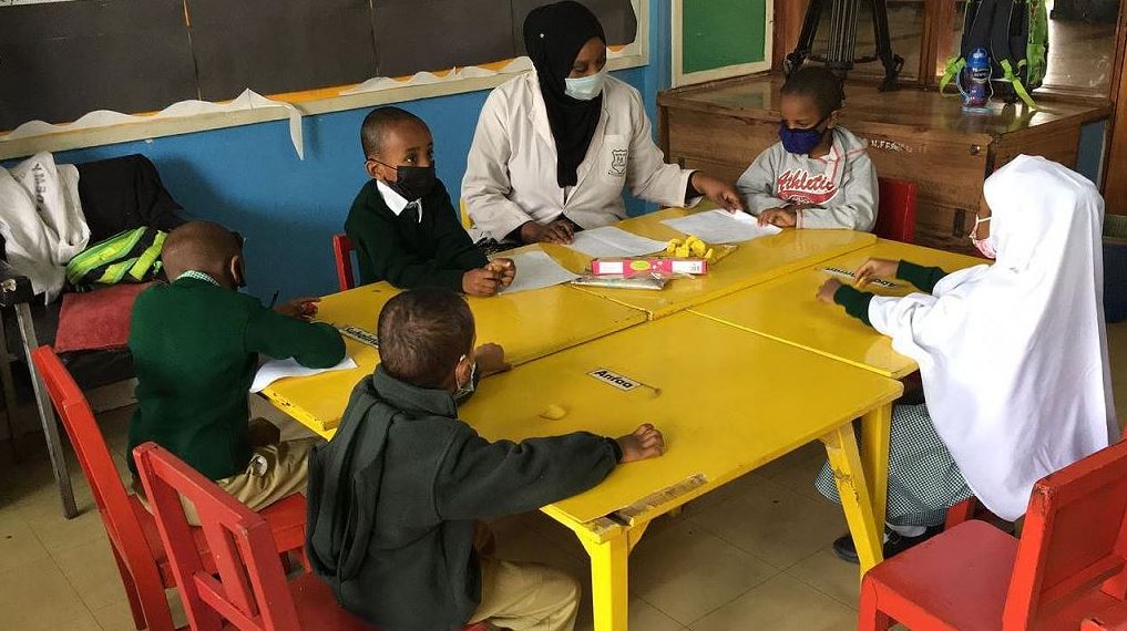 Pupils at a Kenyan school. /Xinhua