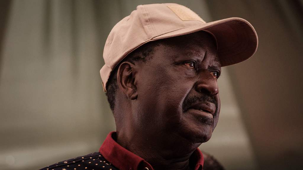 Raila Odinga, leader of the Kenyan opposition party 