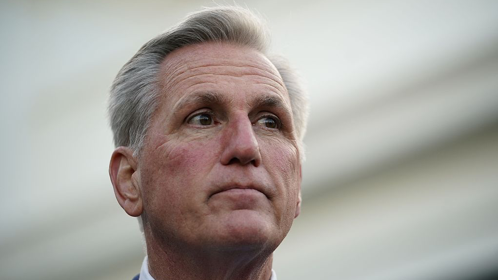FILE PHOTO: Republican leader Kevin McCarthy has adopted a hard line ahead of budget negotiations with President Joe Biden. /CFP