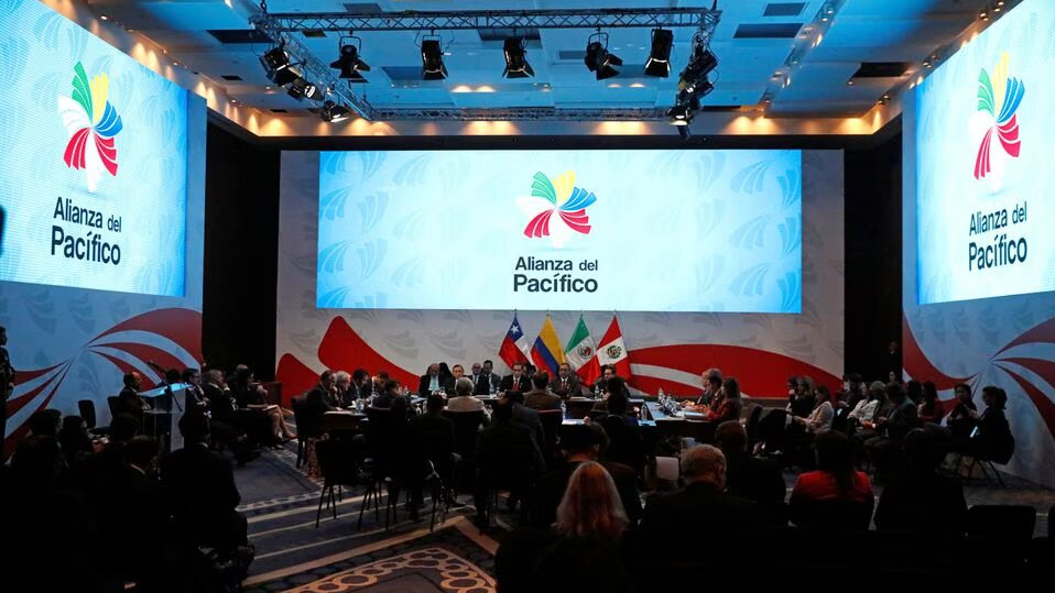 A general view shows the inauguration of the 14th Pacific Alliance Summit in Lima, Peru July 6, 2019. /REUTERS