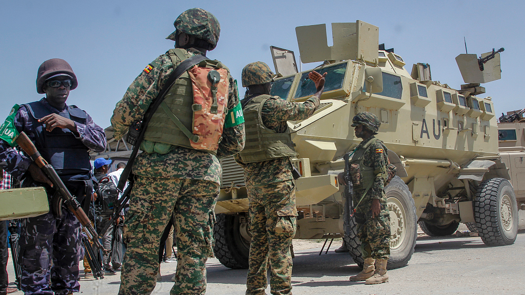 FILE PHOTO: African Union peacekeepers in Mogadishu, Somalia. /CFP
