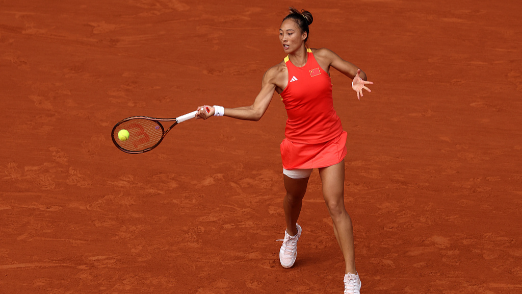 China's Zheng Qinwen wins gold in women's Olympic singles tennis