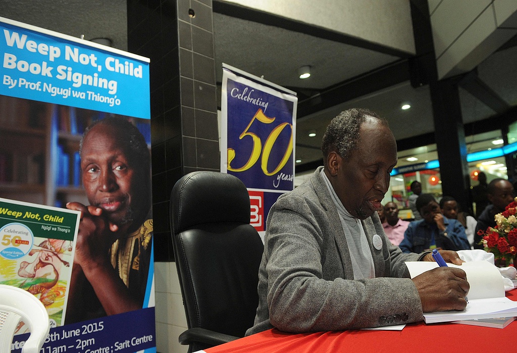 Ngũgĩ wa Thiong’o was regarded as a titan of modern African literature. /CFP