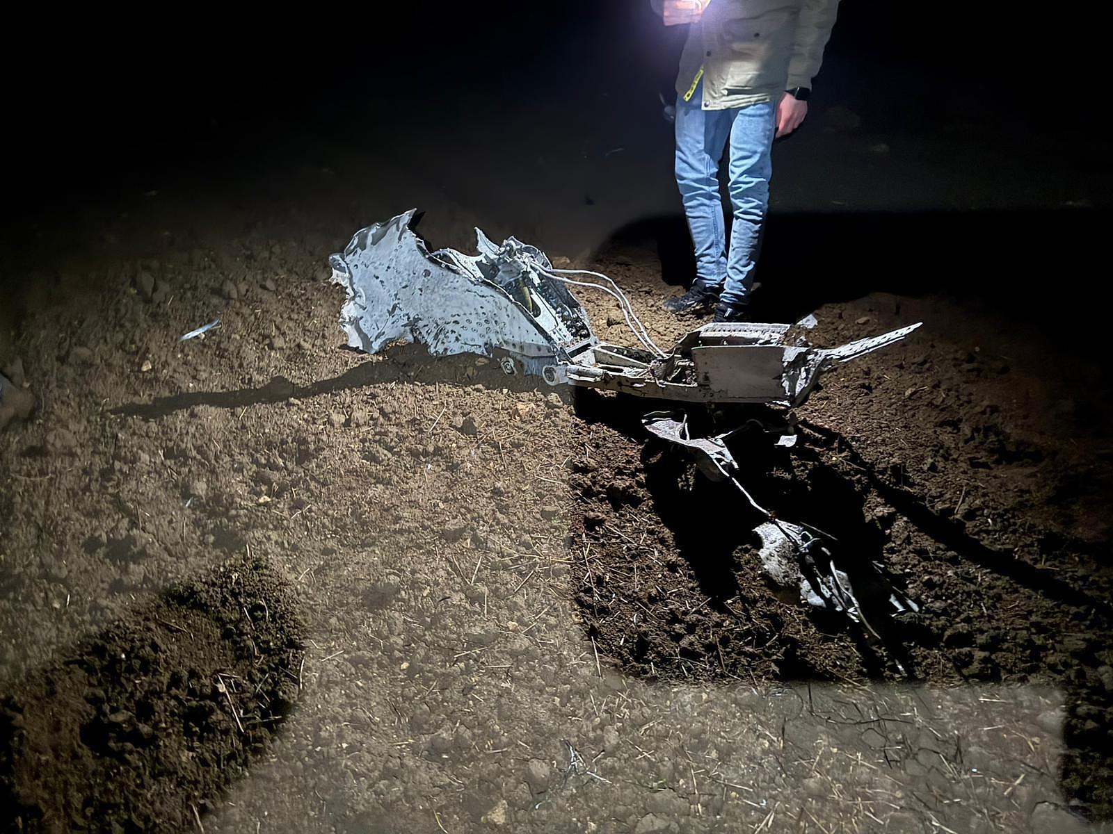 Debris pieces, believed to belong to the aircraft, are found during search and rescue operation after a Libya-bound private jet carrying the Libyan army chief reportedly makes an emergency landing in Ankara's Haymana district shortly after departing from Esenboga Airport and then lost contact with the control tower in Türkiye, December 23, 2025. /CFP