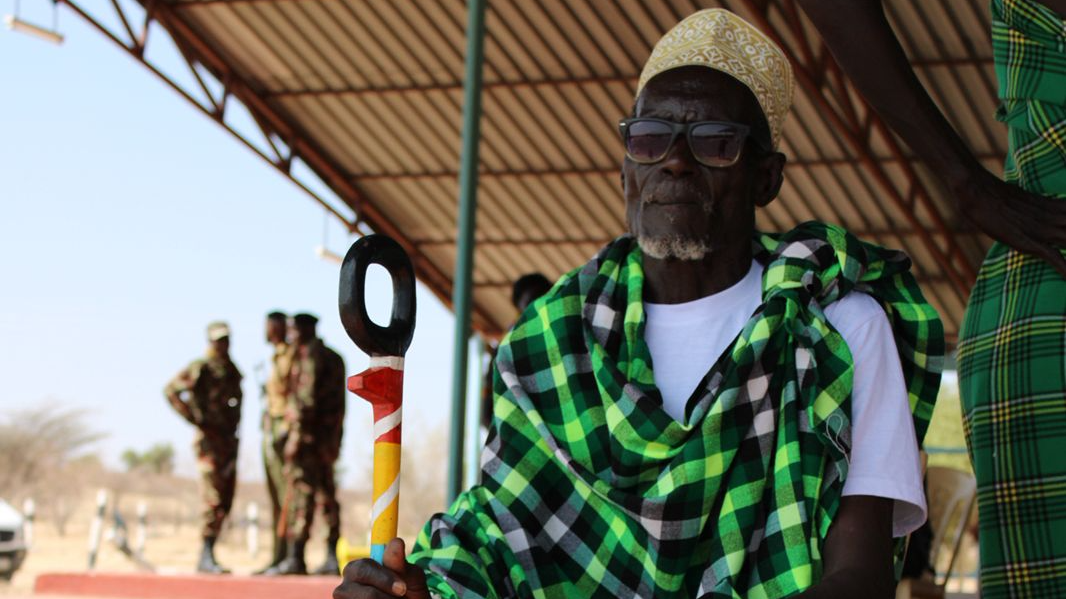 An Attendee during the 2025 Tobong'u Lore Cultural Festival in Lodwar, Turkana, northern Kenya.