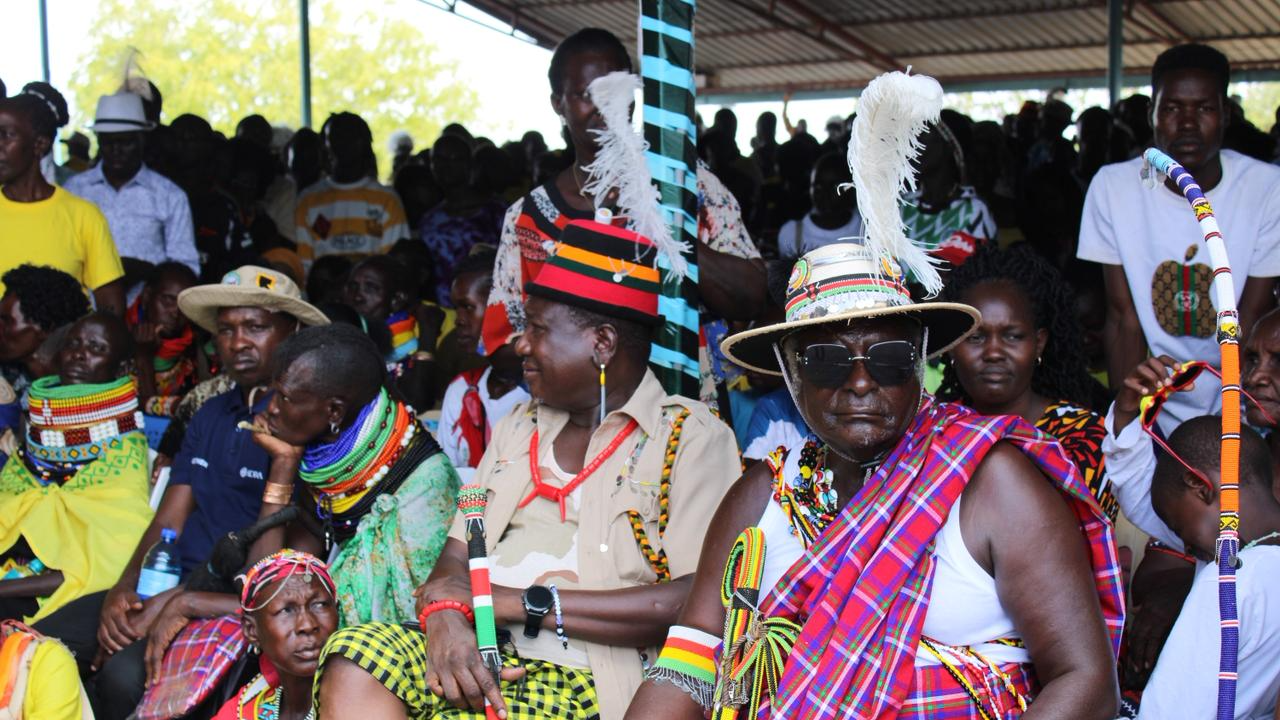 Attendees during the 2025 Tobong’u Lore Cultural Festival in Lodwar, Turkana, northern Kenya.