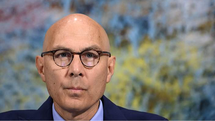 UN High Commissioner for Human Rights Volker Turk looks on a the opening of the 60th session of the United Nations Human Rights Council in Geneva, on September 8, 2025. (Fabrice Coffrini/CFP)