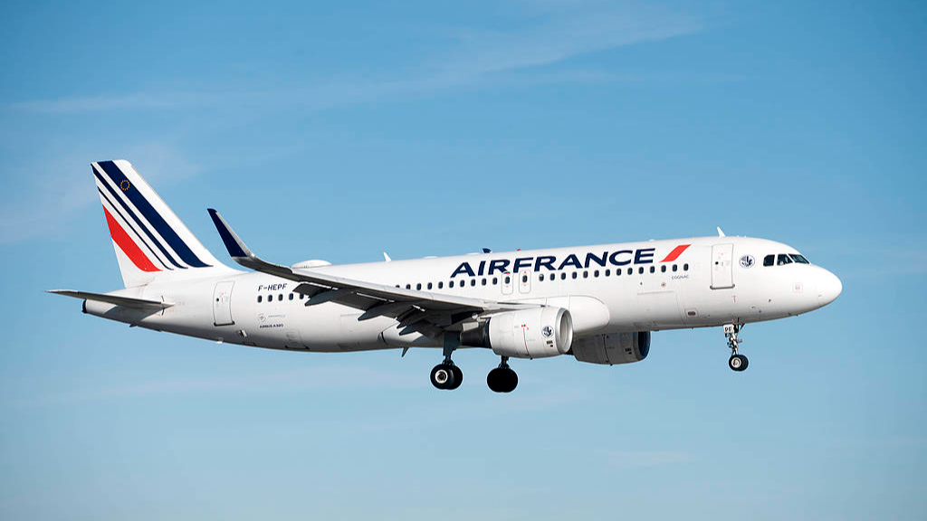 Air France Airbus A320 (F-HEPF) coming in to land at Amsterdam Schiphol Airport, the Netherlands, March 3, 2026. /CFP