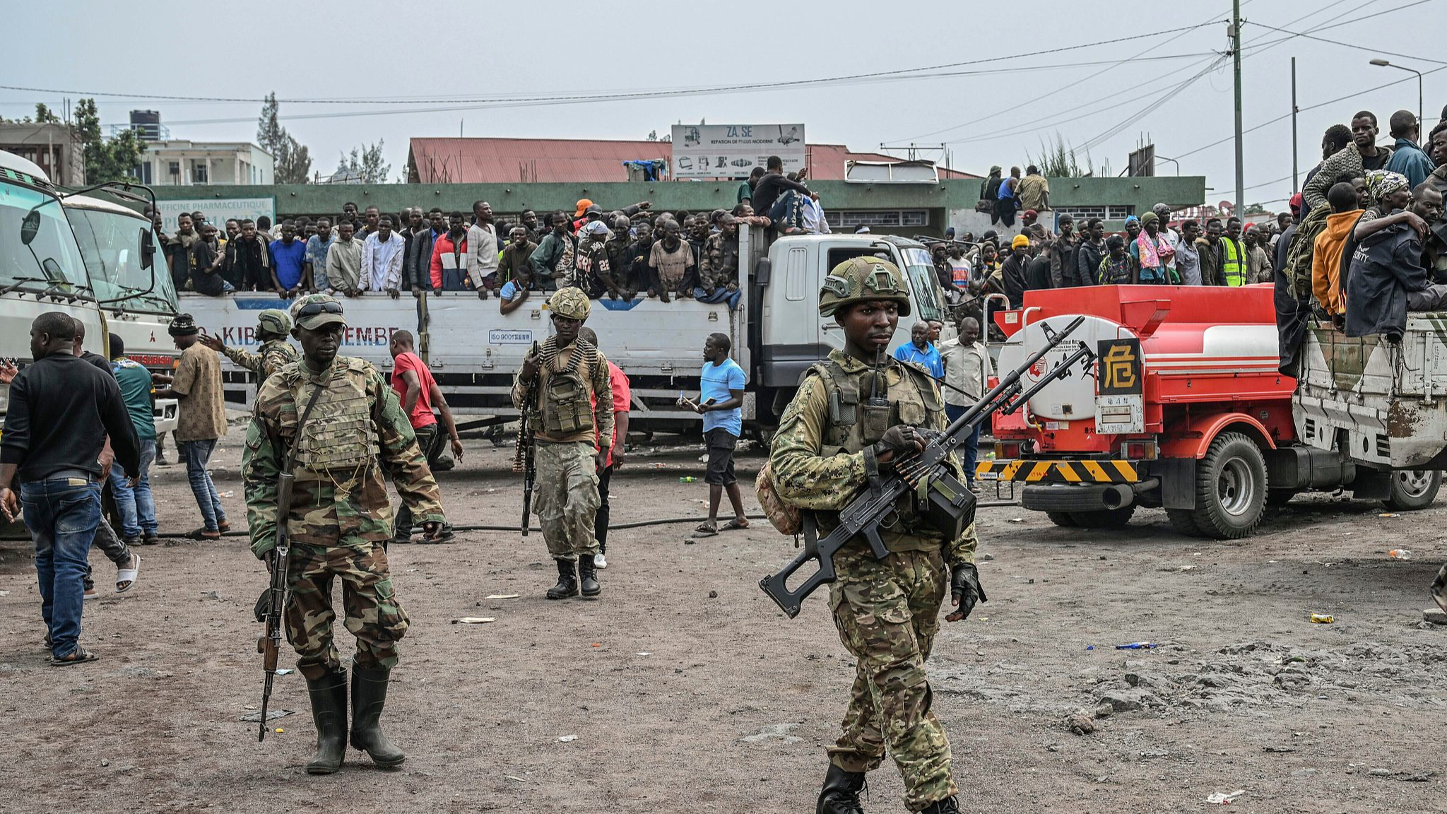 File photo: M23 rebels in Goma, Democratic Republic of the Congo on January 30, 2025. /CFP