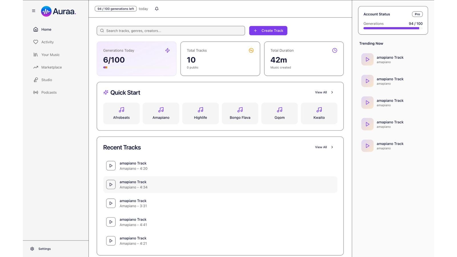 Screenshot of the Auraa website taken by the founder Gift Lubele on March 11, 2026. /Official Auraa website