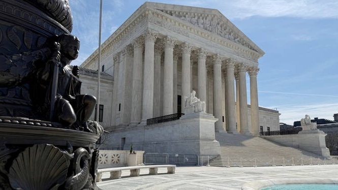 A view of the US Supreme Court building in Washington, D.C., US, March 14, 2026. /Reuters