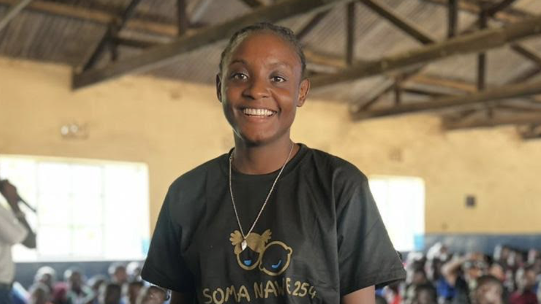 Atieno Masika, a volunteer with the Soma Nawe Initiative 254, in Budalangi, Kenya, on March 4, 2026. /Supplied