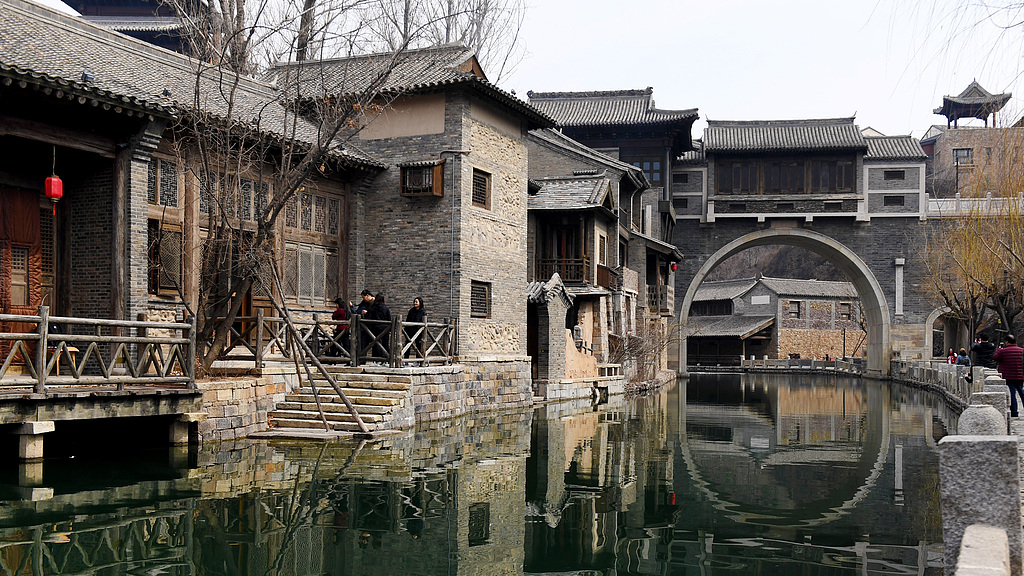 A view of Gubei Water Town in suburban Beijing, China. /CFP 
