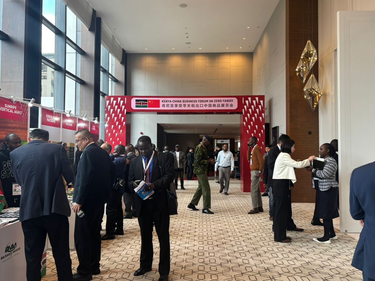 Delegates interact on the sidelines of the Kenya-China Business Forum in Nairobi, Kenya, on March 23, 2026. /CGTN Africa