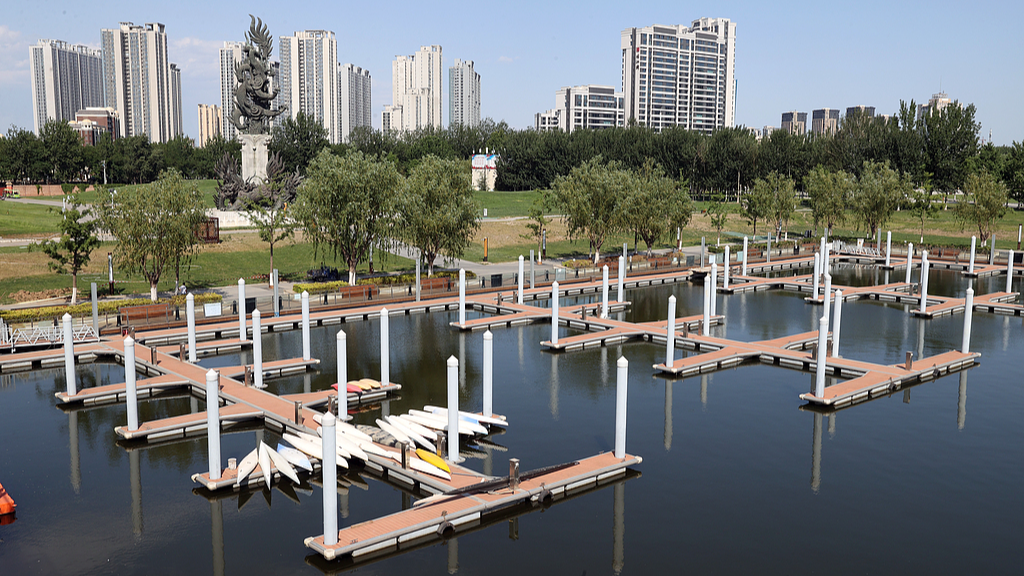 The Grand Canal Scenic Area in Tongzhou District, Beijing, May 22, 2023. /CFP
