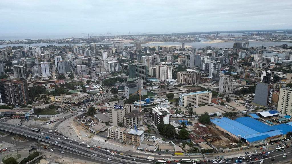 Aerial view shows district zone 4, district in the municipality of Marcory in Abidjan, Cote d'Ivoire, August 14, 2025. /CFP