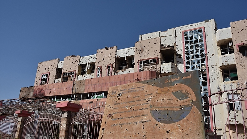 Khartoum, Sudan, Al-Muallim Hospital, near the headquarters of the Sudanese Armed Forces General Command, was damaged following months of fighting, January 19, 2026. /CFP
