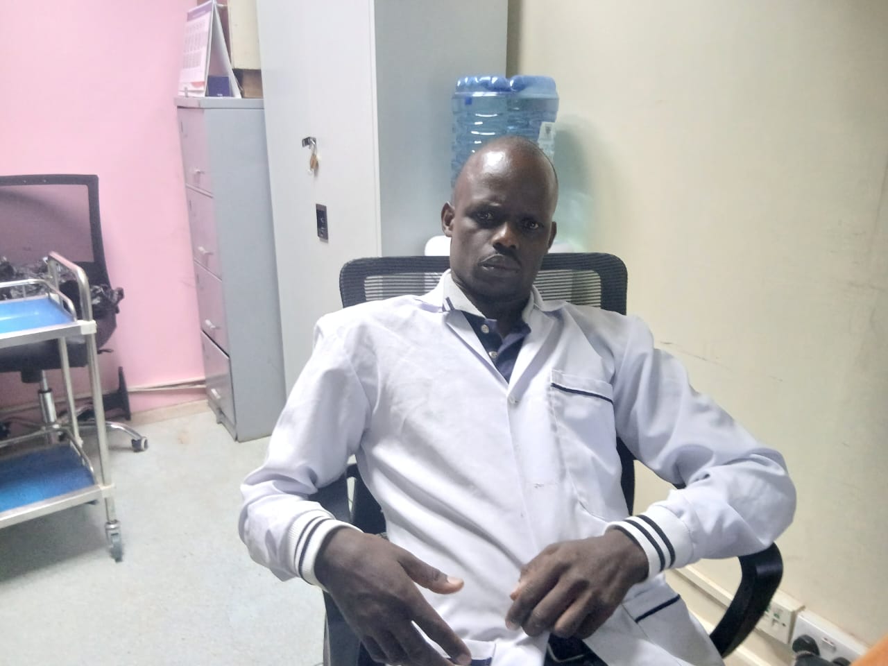 Joseph Mbugua Githiko in his counselling office in Nairobi, Kenya, on April 3, 2026. /CGTN Africa