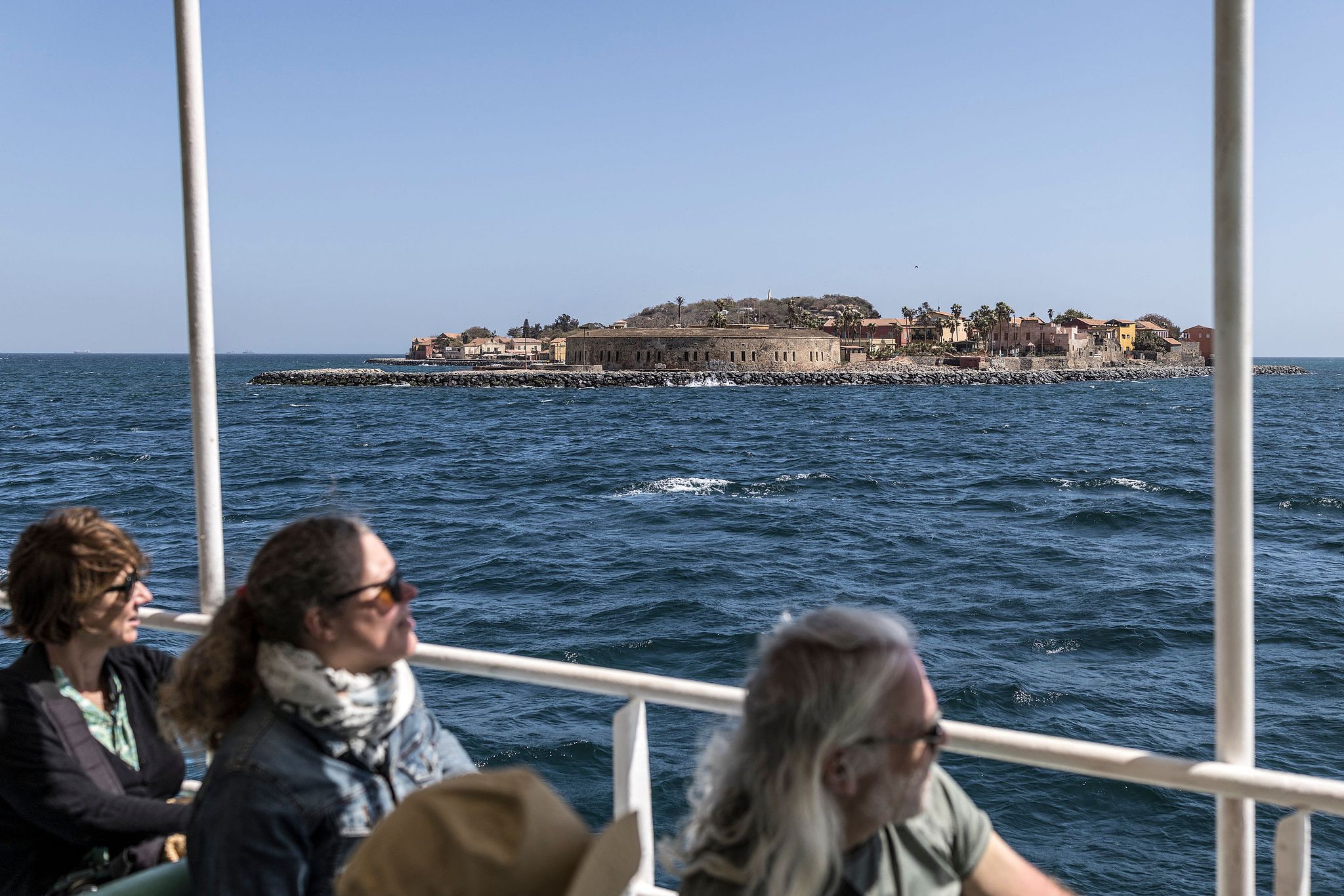 Passengers boarded a ferry to Goré Island in Dakar, Senegal, a UNESCO World Heritage site known as a memorial to the Atlantic slave trade, on March 26, 2026. /CFP