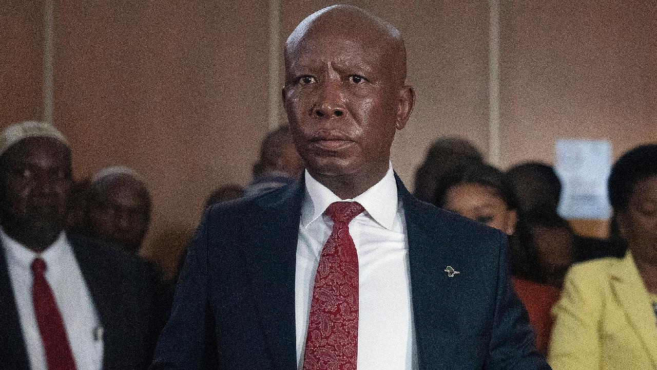 South African opposition figure Malema handed a five-year jail sentence for firing gun