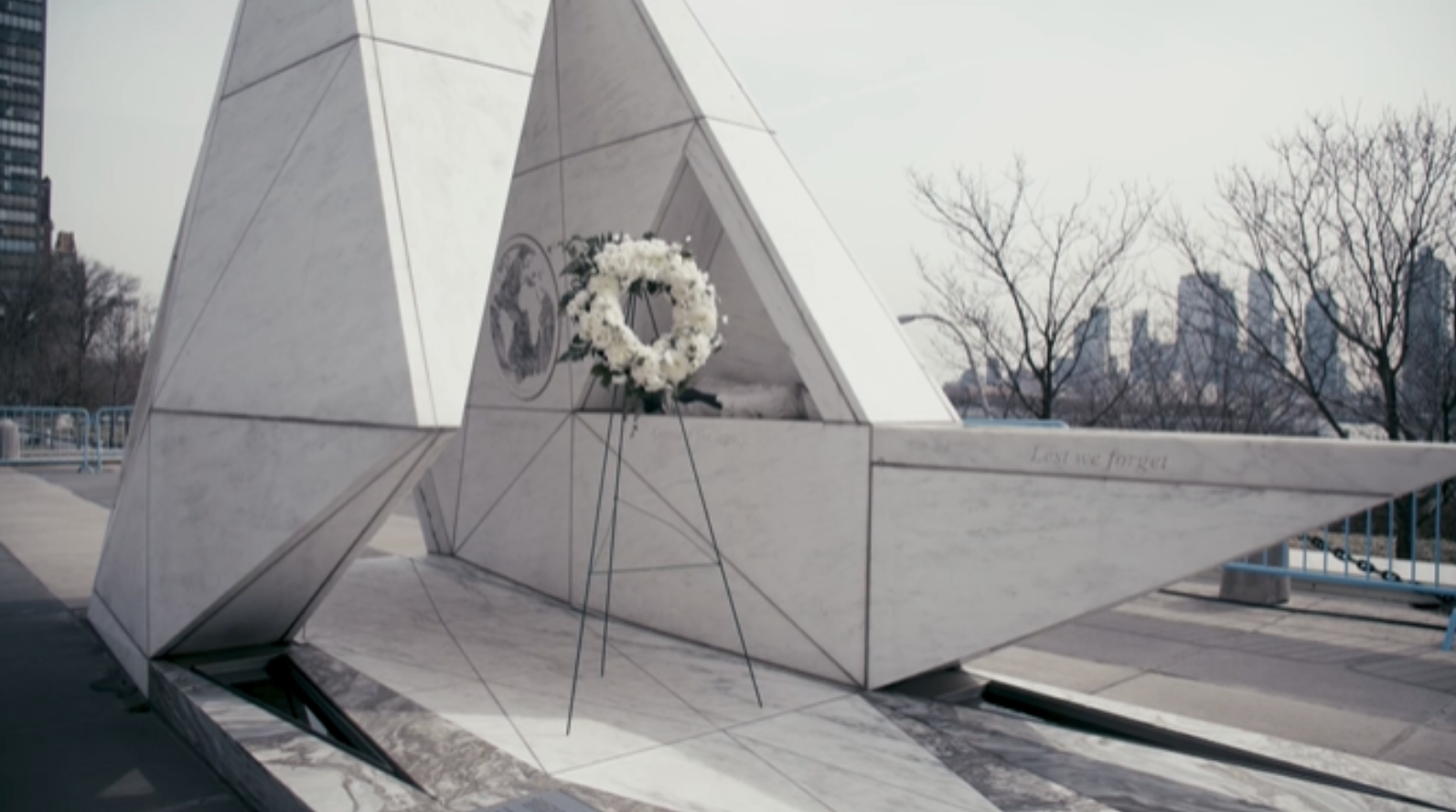 The Ark of Return slavery memorial sculpture in New York, US, on March 25, 2026/UN 