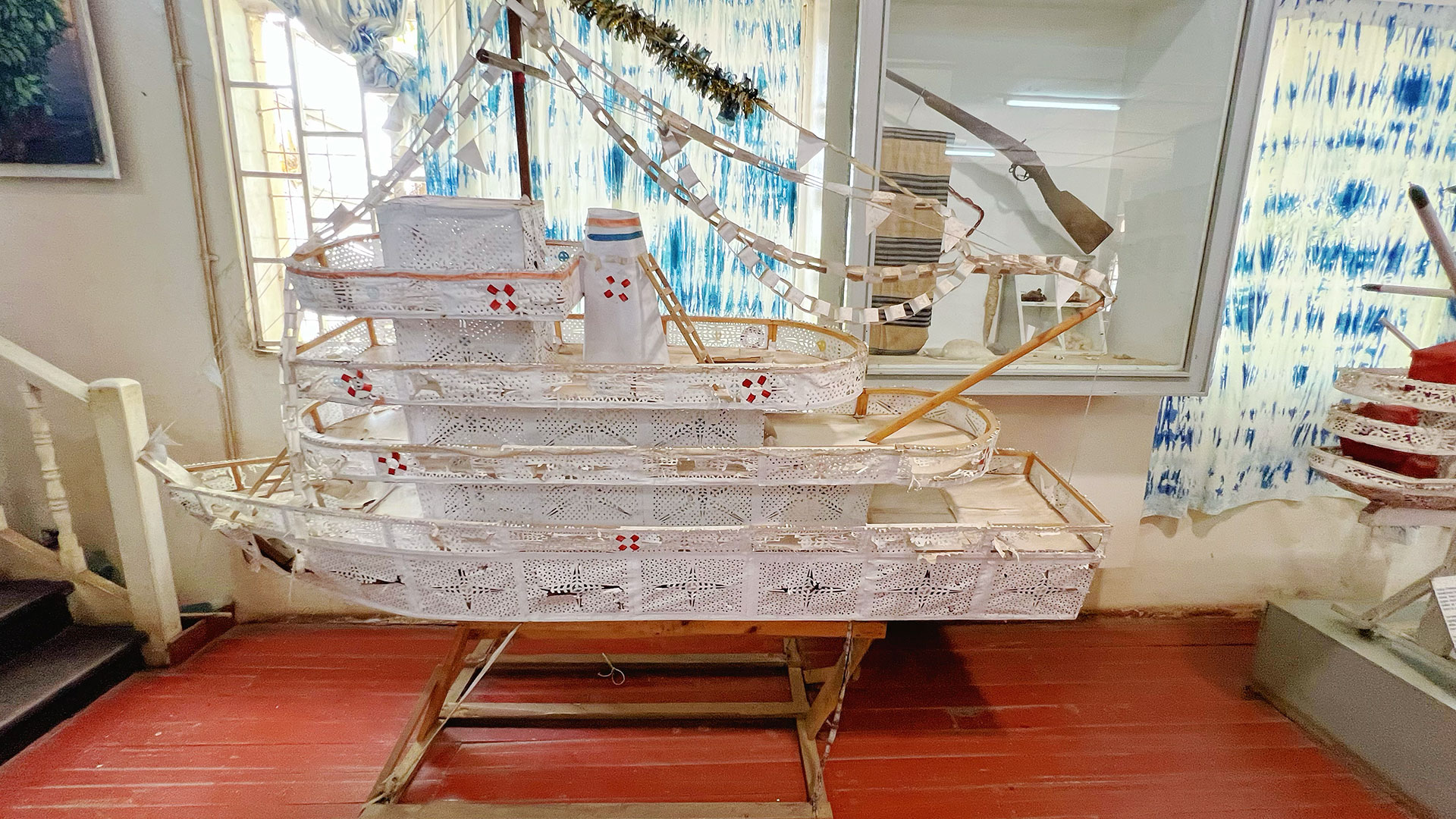 Exhibits at the National Museum of The Gambia, April 17, 2026. /CGTN Africa