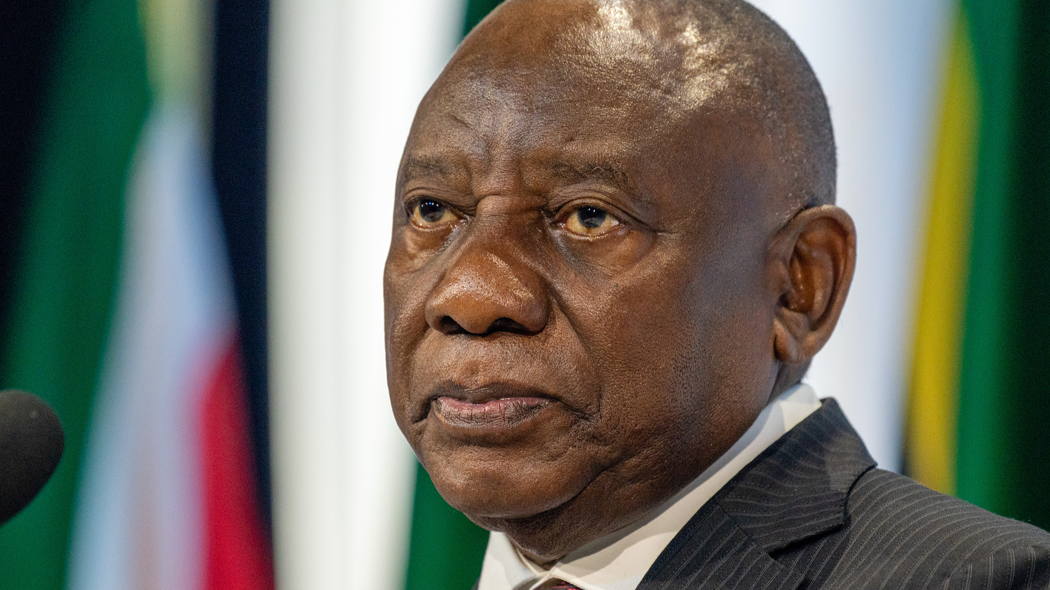 President Cyril Ramaphosa in Johannesburg, South Africa, on March 31, 2026. /CFP