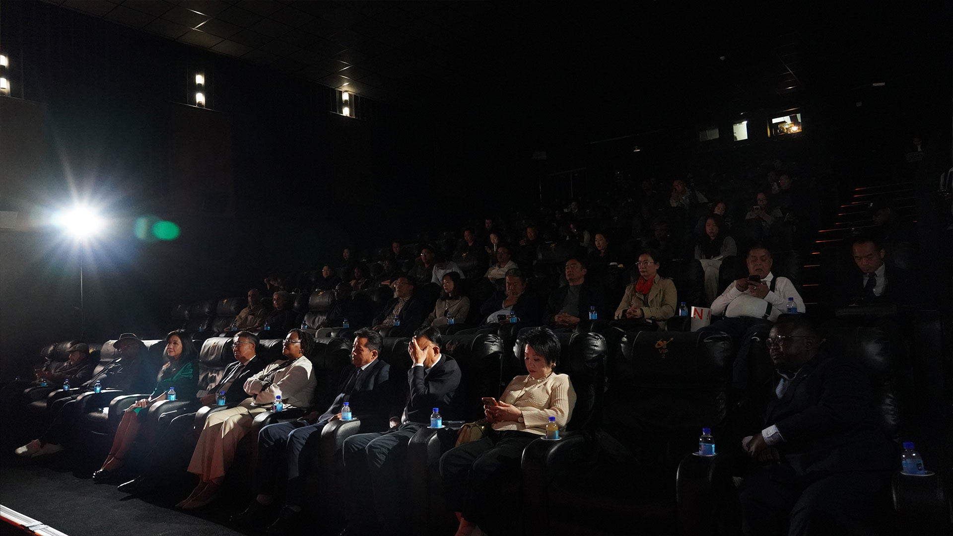 Audience members attend the “Reel China” screening event at Hyde Park Corner in Johannesburg, South Africa, on May 26, 2026. /CMG Africa