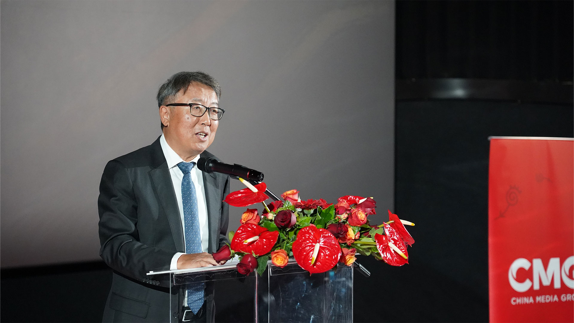 Chinese Ambassador to South Africa Wu Peng addresses guests during the “Reel China” launch event in Johannesburg, South Africa, on May 26, 2026. /CMG Africa
