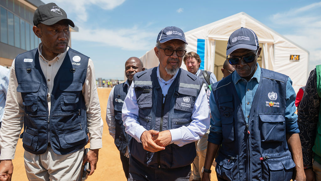 Tedros Adhanom Ghebreyesus, Director-General of the World Health Organization (WHO), arrived in Bunia, Democratic Republic of the Congo, May 30, 2026. /CFP