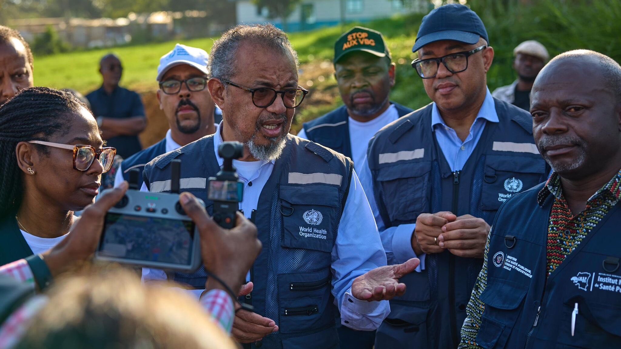 World Health Organization (WHO) Director-General Dr. Tedros Adhanom Ghebreyesus visited Bunia, Ituri Province in the DR Congo, May 30, 2026. /WHO 