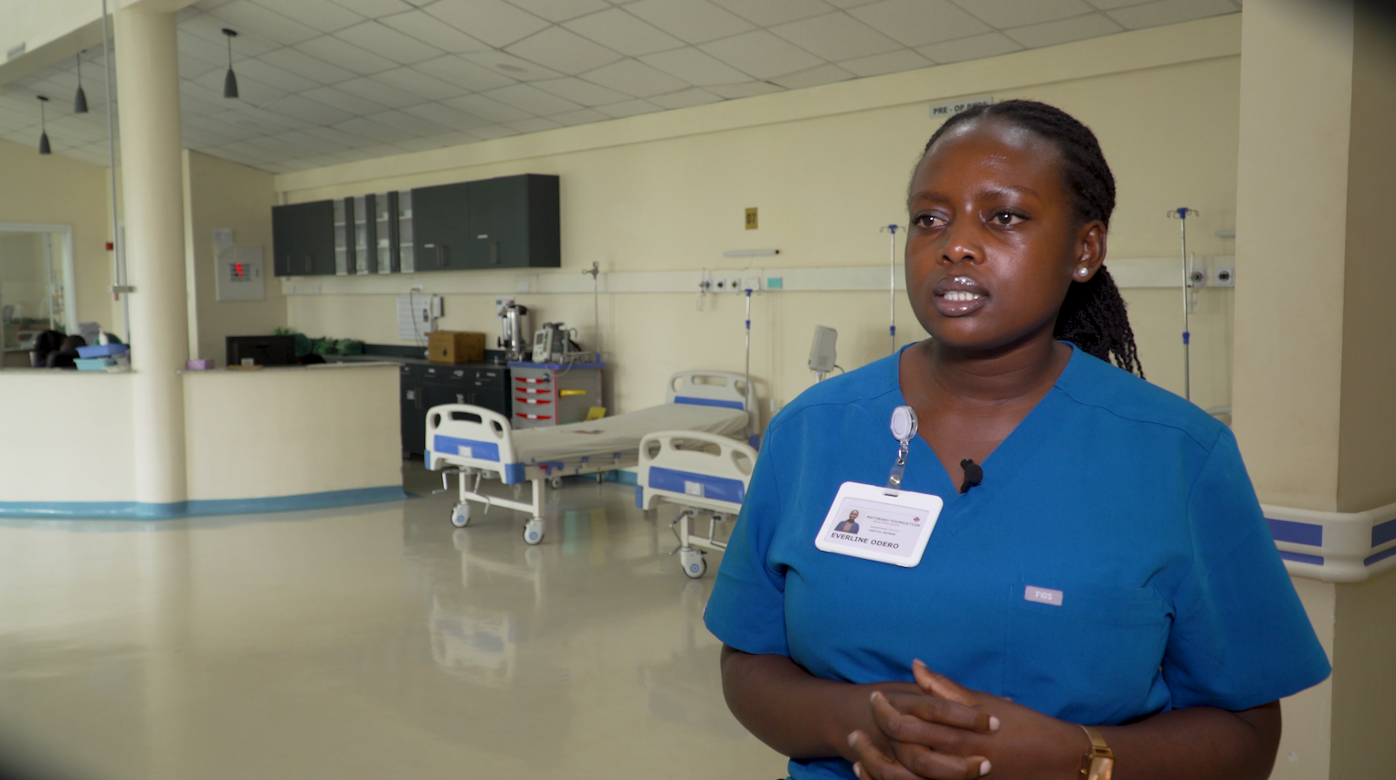 Nurse manager at Matibabu Foundation Hospital, Everline Odero, February 26, 2026. /CGTN Africa