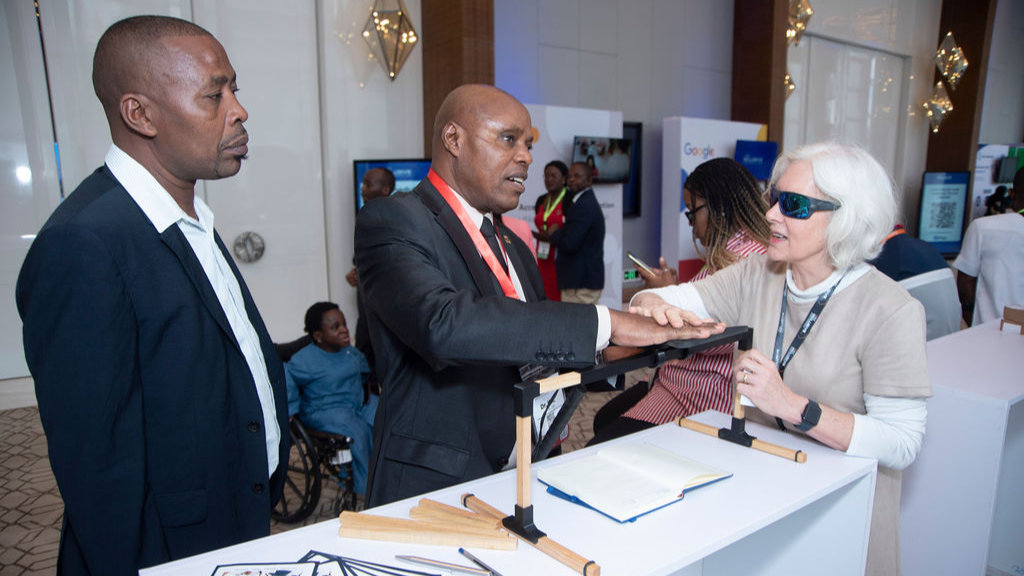 Delegates and exhibitors interact at the 7th Inclusive Africa Conference (IAC 2026) in Nairobi on June 2, 2026. / Inclusive Africa Conference