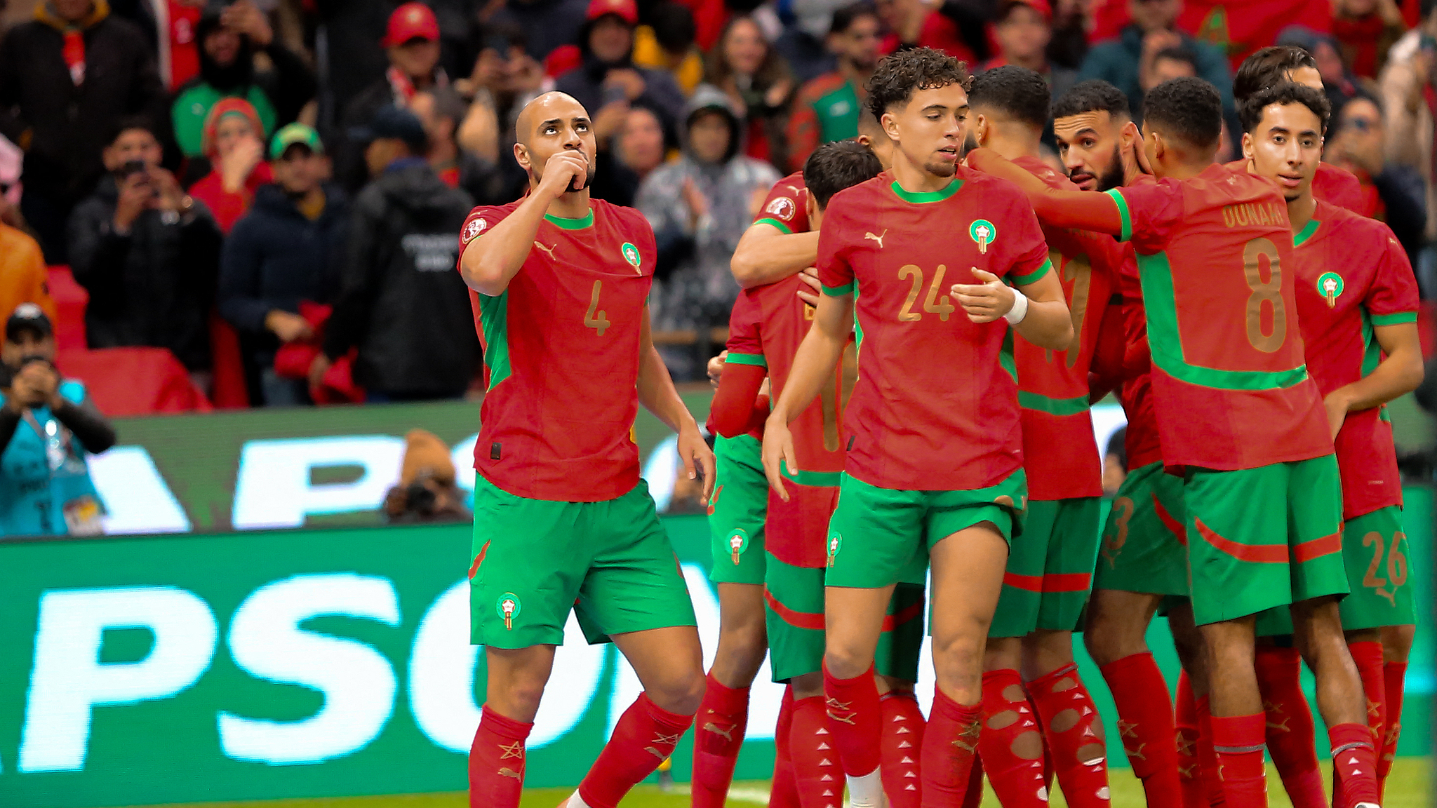 Morocco played against the Comoros in the group stage of the 2025 Africa Cup of Nations in Rabat, Morocco, at the Prince Moulay Abdellah Stadium, December 21, 2025. /CFP