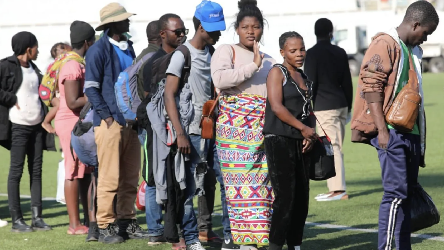 The migrants left South Africa’s Mossel Bay area at the weekend after an outbreak of violence on June 9, 2026. /Malawi Government