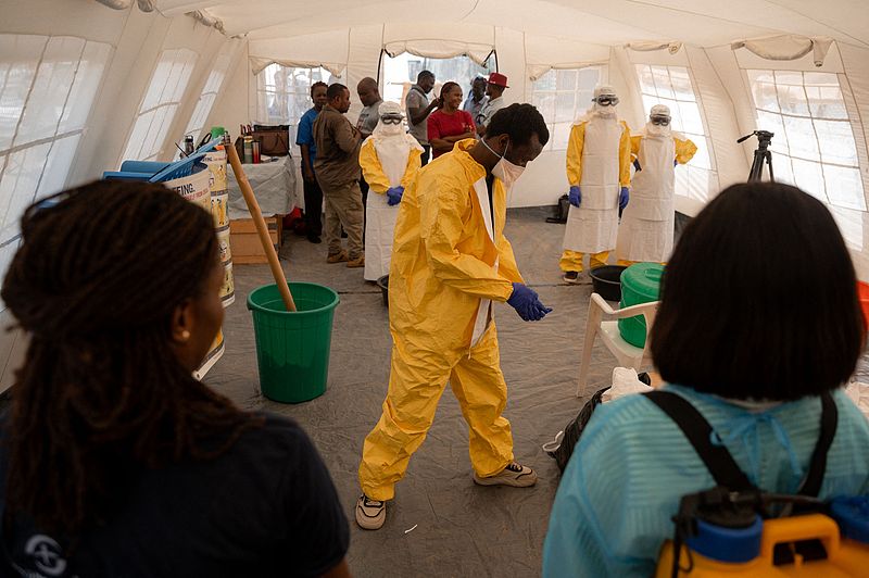 Bunia, Democratic Republic of the Congo, local medical staff participated in an accelerated training course at the Scott Powell Memorial Ebola Treatment Center, June 11, 2026. /CFP