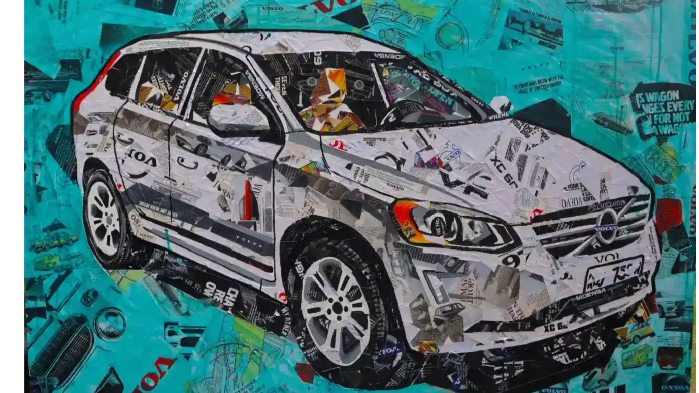 Where discarded fabric becomes art