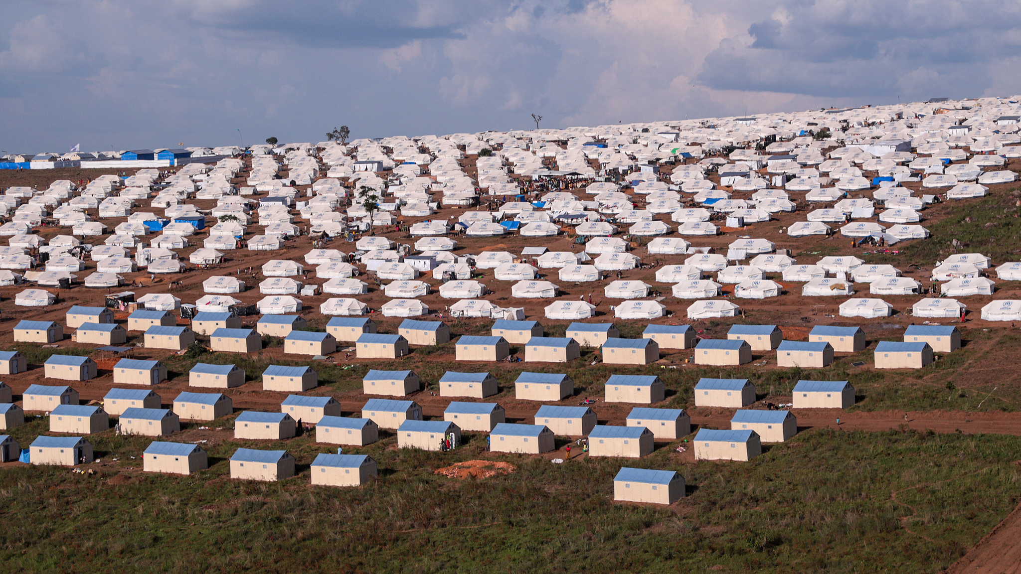 Refugees from North Kivu and South Kivu provinces of the Democratic Republic of Congo live in tents at the Busuma refugee camp, a UNHCR facility, in the Bouhumza district of Ruigi province, Burundi, January 21, 2026. /CFP