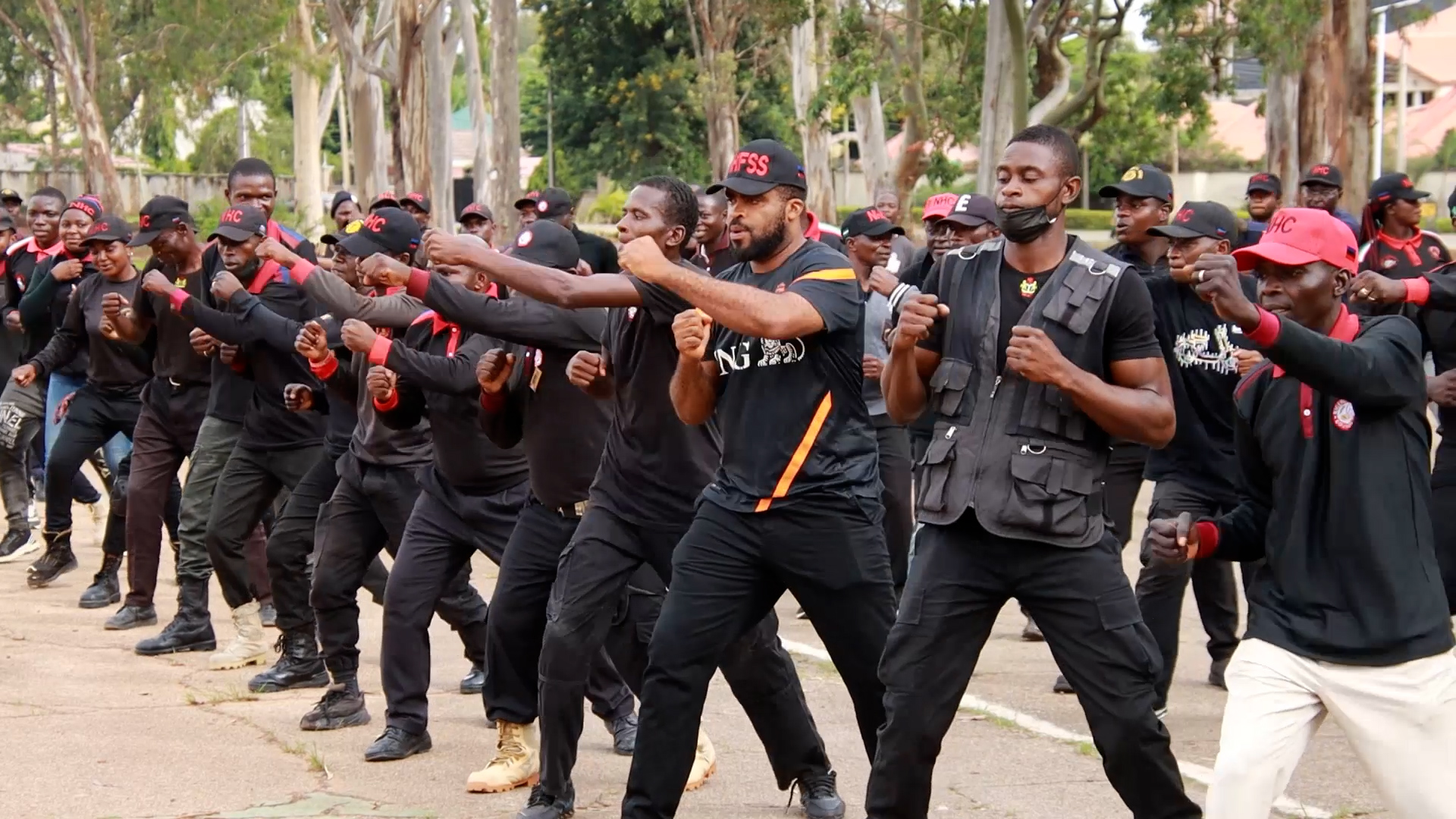 Hunters receive training in Jos, Plateau State, Nigeria, in 2025. /CGTN